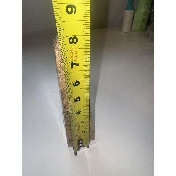 Marble Obelisk Figurine Decorative Accent Beige Cream 8" H X 2" L. - Picture 6 of 7